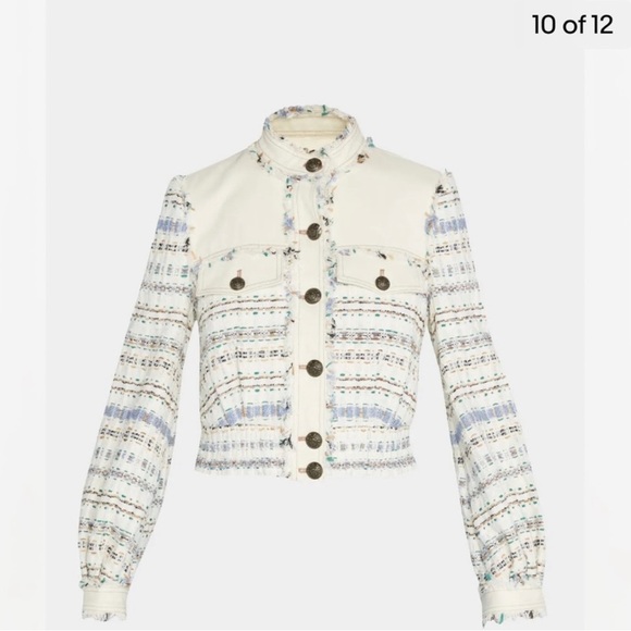 NWT Veronica Beard Darren Tweed Jacket (8) - Picture 1 of 15